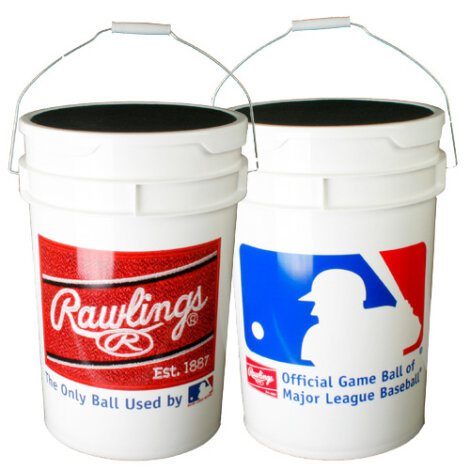 Rawlings White Empty Bucket With Lid